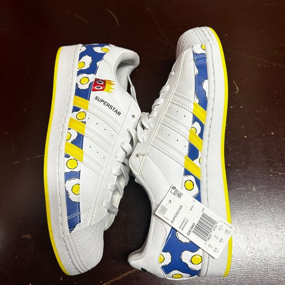 Adidas Mens White Superstar Philip Colbert X Superstar GX7997 Sneaker Shoes 12.5 main image 5